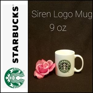 Starbucks Green & White 9oz Siren Logo Mug in GUC